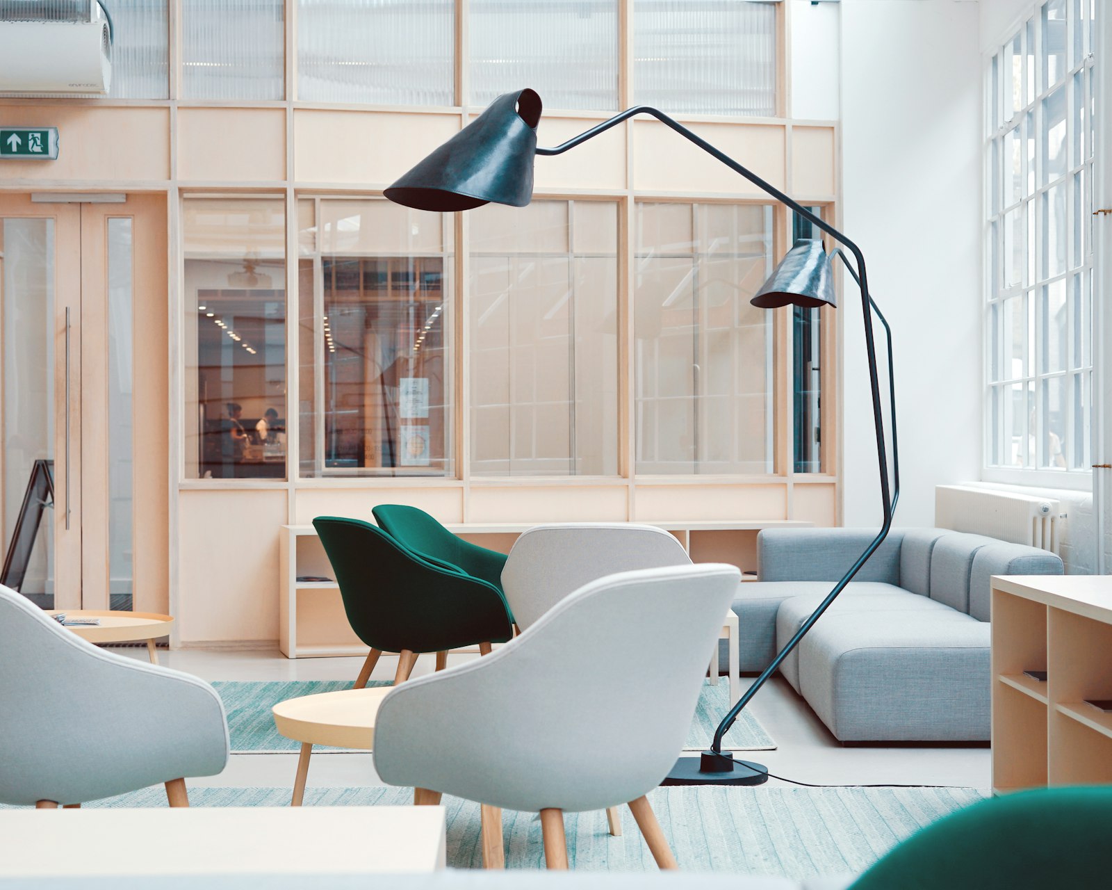 Meeting table seen from above